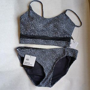 Senita Black & White Dot Bikini Set